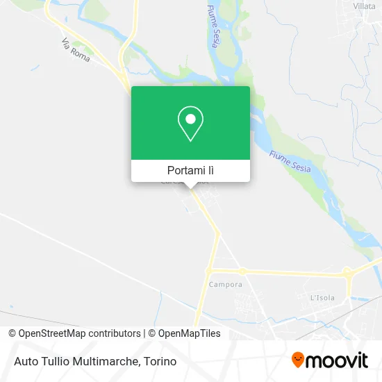 Mappa Auto Tullio Multimarche