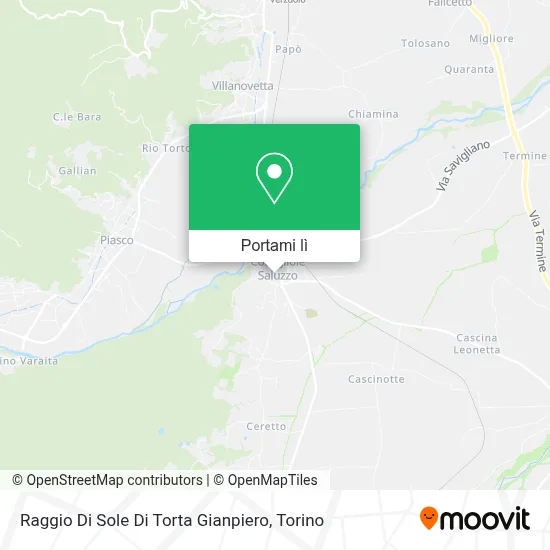 Mappa Raggio Di Sole Di Torta Gianpiero