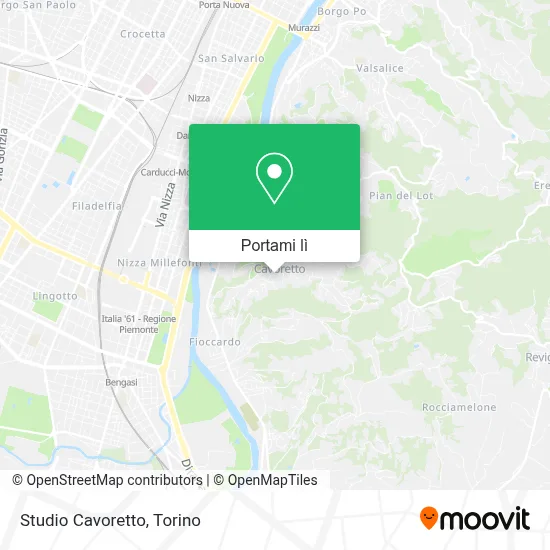 Mappa Studio Cavoretto