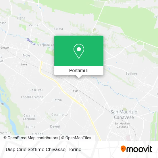 Mappa Uisp Ciriè Settimo Chivasso