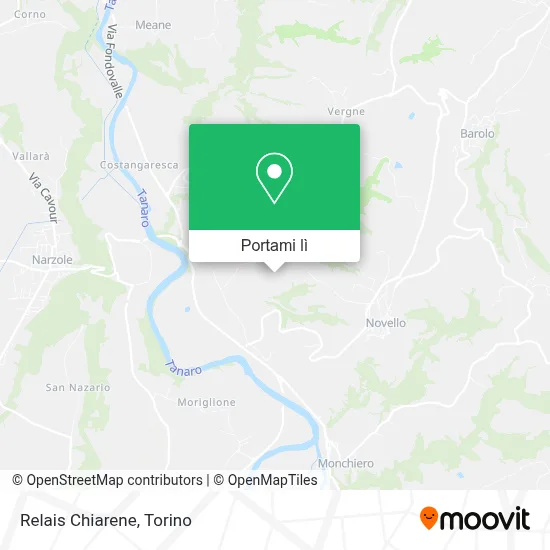 Mappa Relais Chiarene