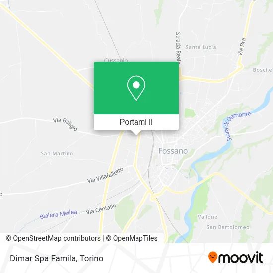 Mappa Dimar Spa Famila