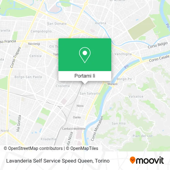 Mappa Lavanderia Self Service Speed Queen