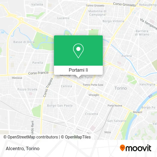 Mappa Alcentro