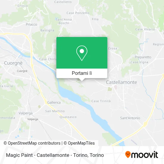 Mappa Magic Paint - Castellamonte - Torino