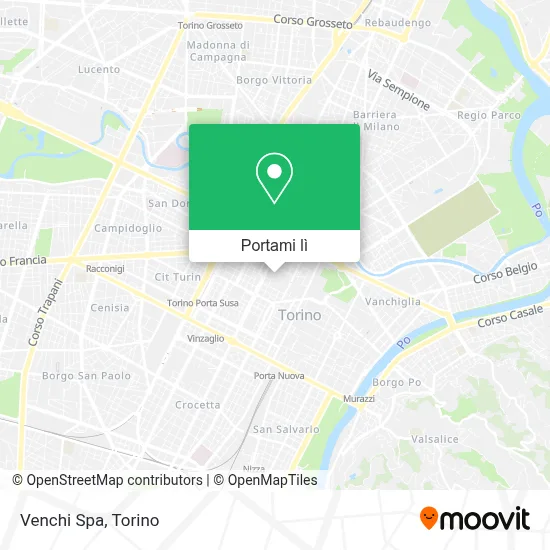 Mappa Venchi Spa