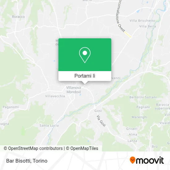 Mappa Bar Bisotti