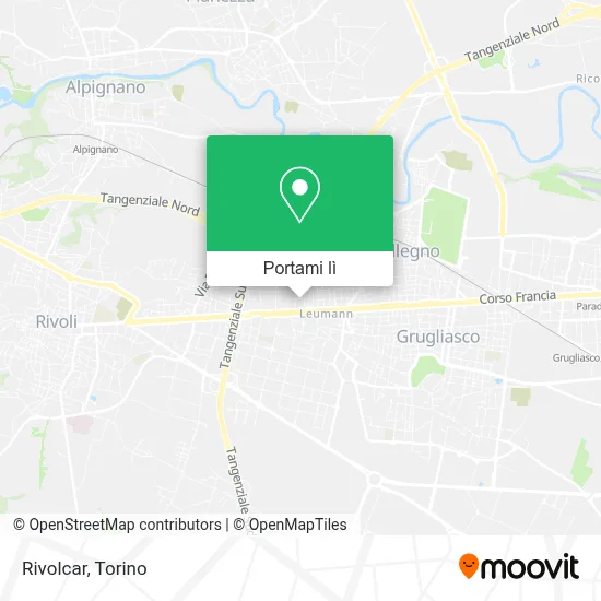 Mappa Rivolcar
