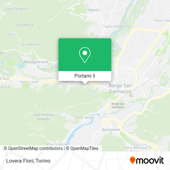 Mappa Lovera Fiori