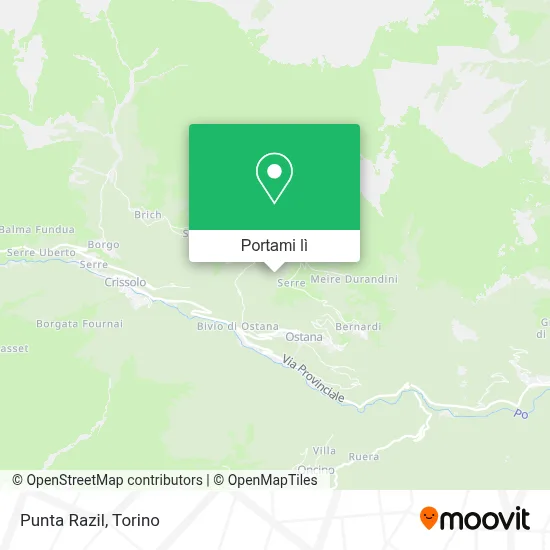 Mappa Punta Razil