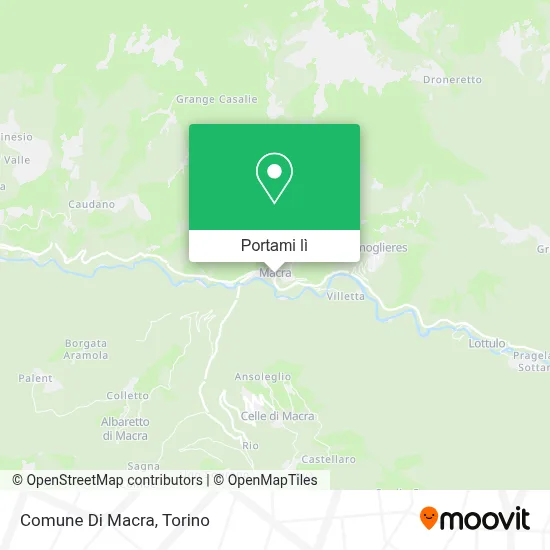 Mappa Comune Di Macra