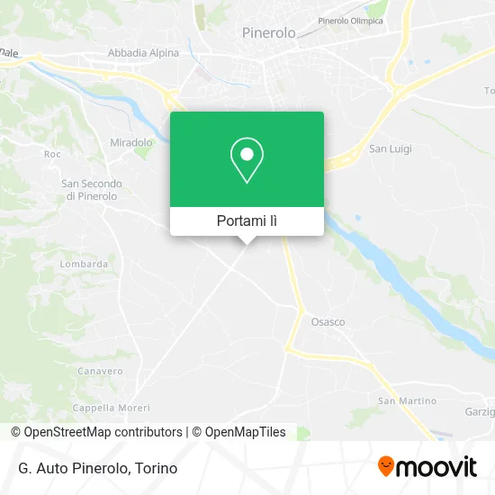 Mappa G. Auto Pinerolo