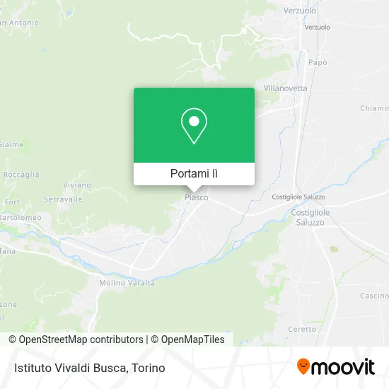 Mappa Istituto Vivaldi Busca