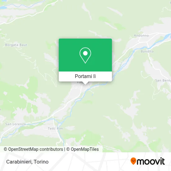 Mappa Carabinieri