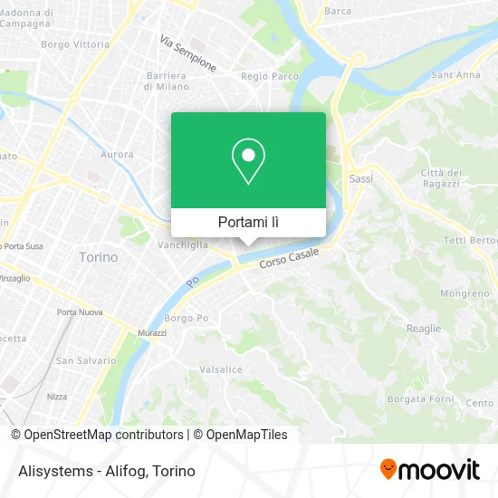 Mappa Alisystems - Alifog
