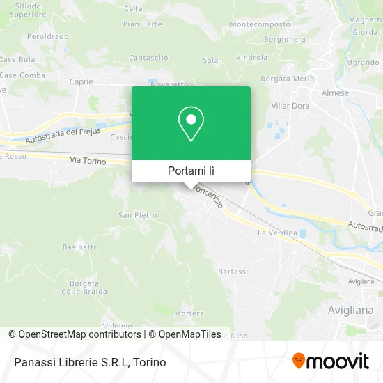 Mappa Panassi Librerie S.R.L