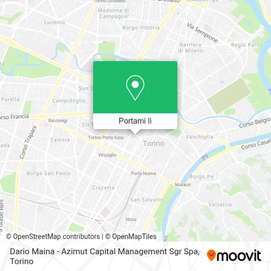 Mappa Dario Maina - Azimut Capital Management Sgr Spa
