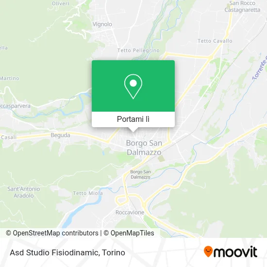 Mappa Asd Studio Fisiodinamic