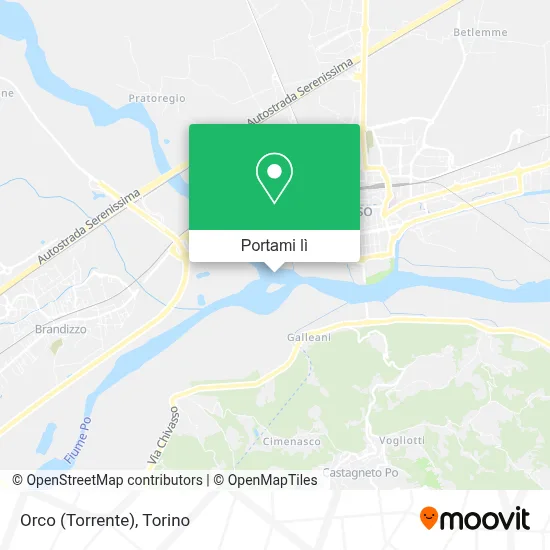 Mappa Orco (Torrente)