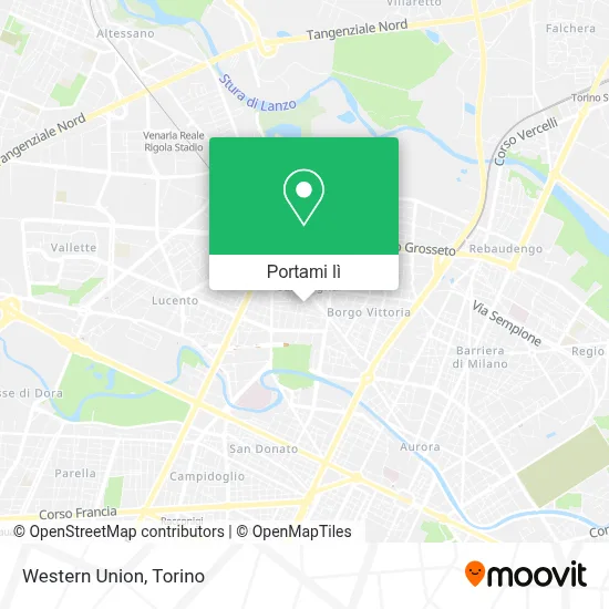 Mappa Western Union