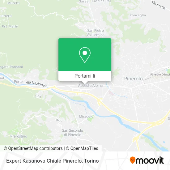 Mappa Expert Kasanova Chiale Pinerolo