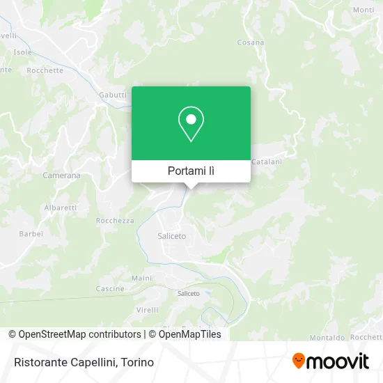 Mappa Ristorante Capellini