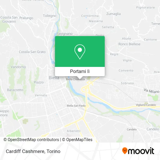 Mappa Cardiff Cashmere