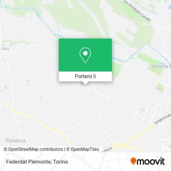 Mappa Federdat Piemonte