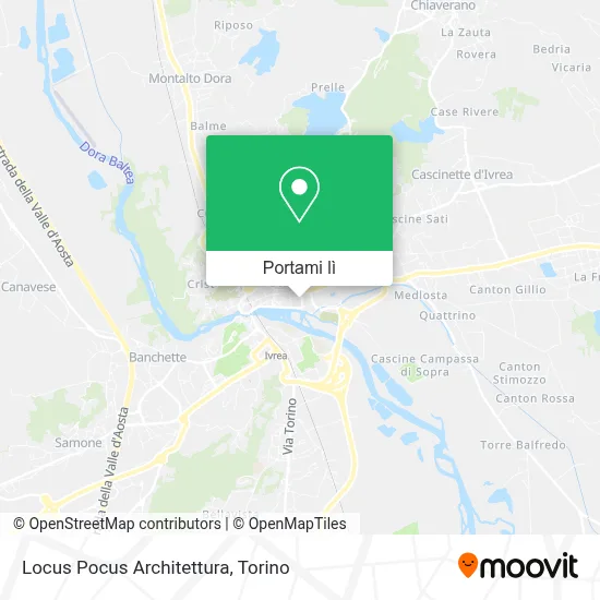 Mappa Locus Pocus Architettura
