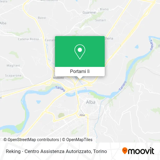 Mappa Reking - Centro Assistenza Autorizzato