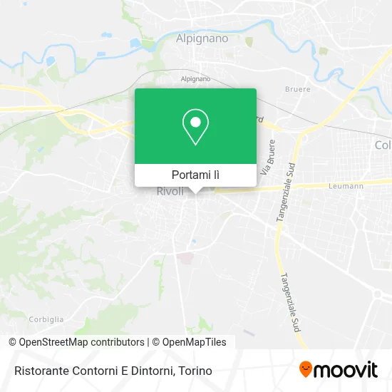 Mappa Ristorante Contorni E Dintorni