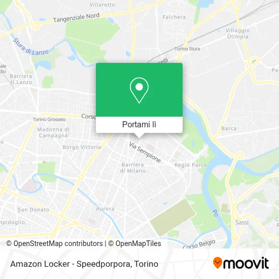 Mappa Amazon Locker - Speedporpora