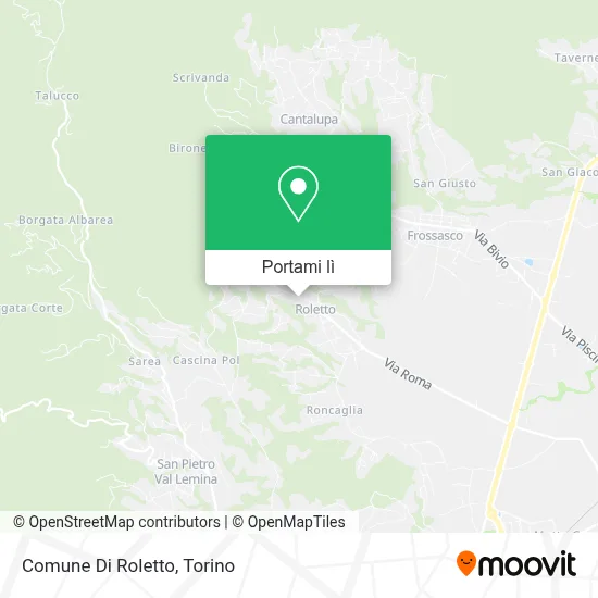 Mappa Comune Di Roletto