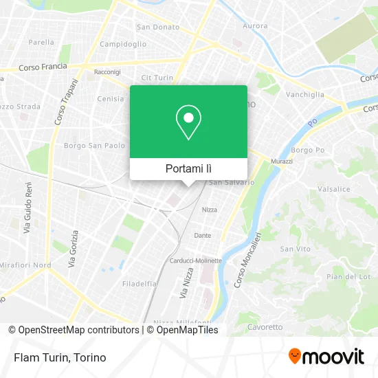 Mappa Flam Turin