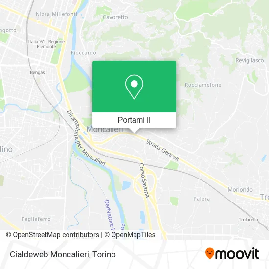 Mappa Cialdeweb Moncalieri