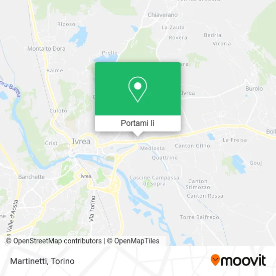 Mappa Martinetti