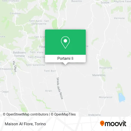 Mappa Maison Al Fiore