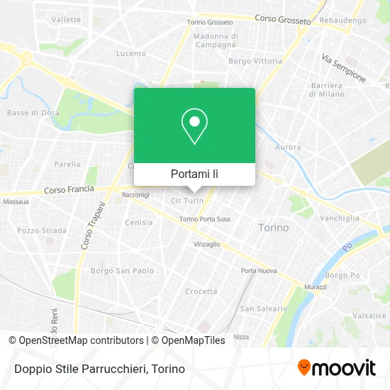 Mappa Doppio Stile Parrucchieri