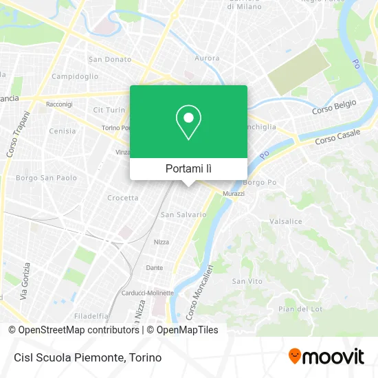 Mappa Cisl Scuola Piemonte