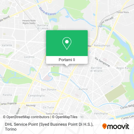 Mappa DHL Service Point (Syed Business Point Di H.S.)