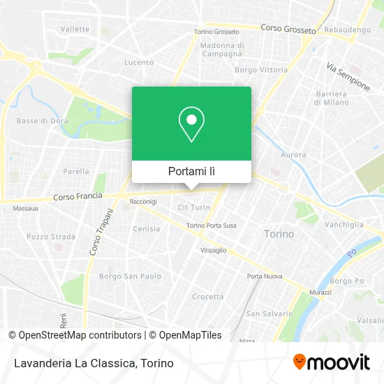 Mappa Lavanderia La Classica