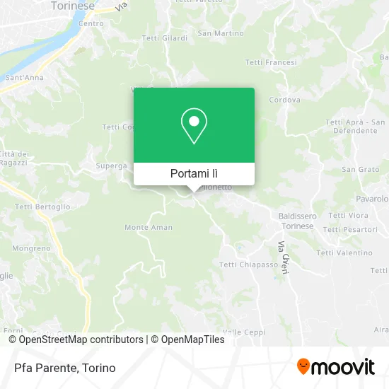 Mappa Pfa Parente