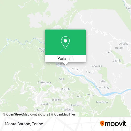 Mappa Monte Barone