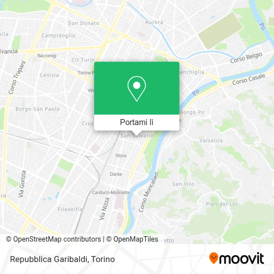 Mappa Repubblica Garibaldi