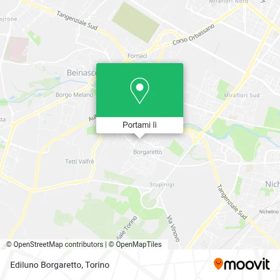 Mappa Ediluno Borgaretto