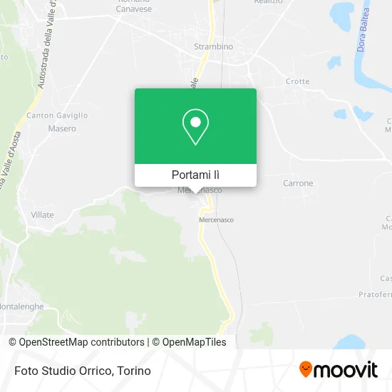 Mappa Foto Studio Orrico