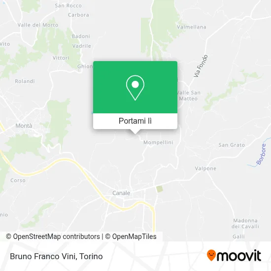 Mappa Bruno Franco Vini