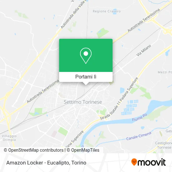Mappa Amazon Locker - Eucalipto