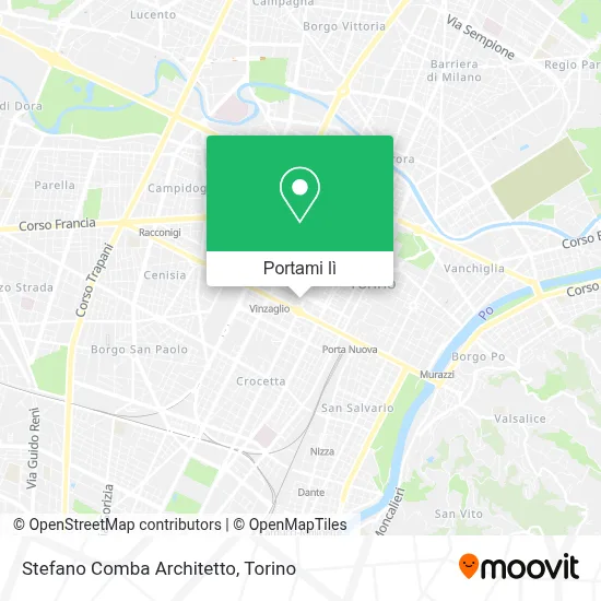 Mappa Stefano Comba Architetto