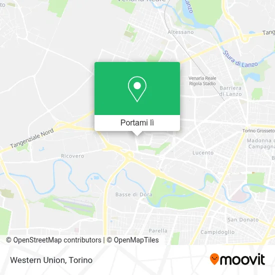 Mappa Western Union